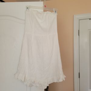 Linen cream dress size medium